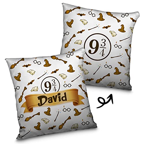 Cojín Harry Potter. Regalos Frikis Personalizados. Cojín Personalizado. Impresión 100% por Las Dos Caras. Relleno Incluido. Varios diseños y tamaños. Harry Potter