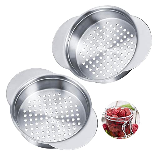 Colador de Latas de Acero Inoxidable Colador de Lata Alimentos para Lata de Atún Colador Enlatado Mini Multiusos Portátil Comida Colador de Lata de Atún Adecuado para Filtrar latas Domésticas 2 PCS