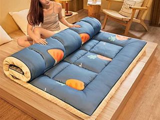 Colchón De Futón Japonés, Colchón De Suelo, Colchón Enrollable Plegable Para Niños Y Niñas, Colchón Para Dormitorio, Almohadilla Para El Suelo Para Niños, Cama Para Tumbona