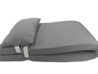 Colchón para Tumbona con Cojín. Cojín 180x60x6 Desenfundable, Cómodo y Elegante. Ideal para Jardín, Piscina, Playa, Terraza y Balcón. (Gris, 1)