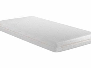 Colchon de cuna Viscoelastico con Funda Star Ibaby. Optimo para el sueño del Bebé. Colchón de Viscoelastica para Cuna de Bebé de 120 x 60 cm.