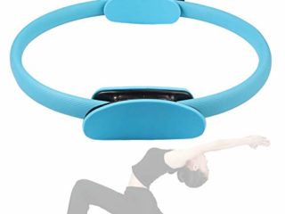 COLFULINE Aro Pilates, Anillo de Resistencia de Yoga, Entrenador de Muslos Magic Anillo con un diámetro de 38cm para Gimnasio Ejercicio para Muslos y Brazos