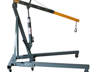 Colorful life Grúa Pequeña Plegable, Suspensión Hidráulica para Motor De Coche, Grúa De Motor, Grúa De 2 Toneladas, Grúa Móvil De Reparación De Automóviles De 3 Toneladas,2t