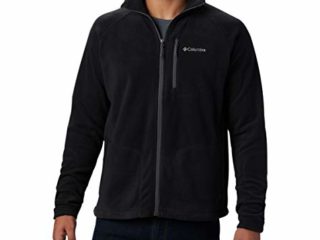 Columbia Fast Trek II Full Zip Fleece - Forro Polar para Hombre, Color Negro, Talla XL