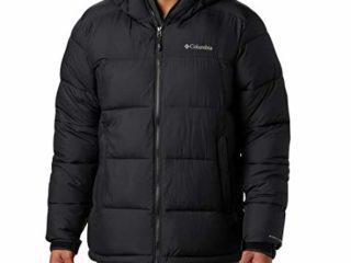 Columbia Pike Lake Hooded , Chaqueta con capucha Hombre, Negro (BLACK), M