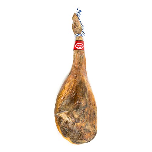 Comabu - Jamón 50% Duroc - Pieza de 8 kg Aprox. - 24 Meses de Curacion y Secado Natural - Jamón Curado con Toque Justo de Sal