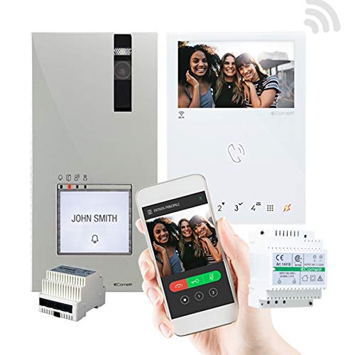 Comelit Kit Videoportero Quadra Manos Libres WiFi