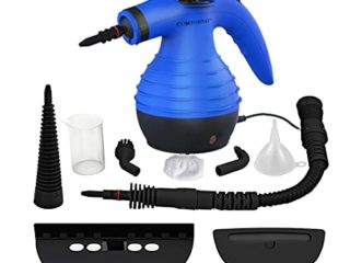 Comforday Limpiador Vapor Mano, Limpiador de Vapor Portátil de Usos Múltiples con 9 Accesorios para Quitar Manchas, Alfombras, Cortinas, Asientos de Auto, Cocina, Piso, Baño