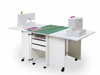 Comfort 9 | Muebles para máquinas de coser y overlock | Armario de costura | (Premium White)