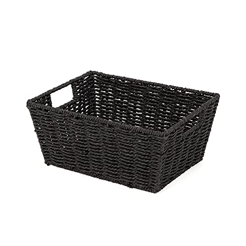 Compactor Cesta de almacenaje modelo Etna, Color Negro, 31 x 24 x 14 cm, RAN6543
