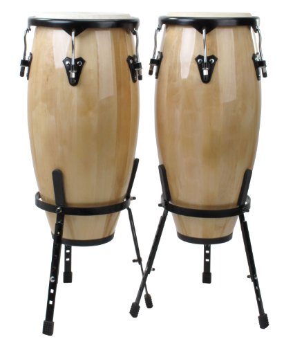 Congas de XDrum, set de 2 cajas natural 10" - 11"