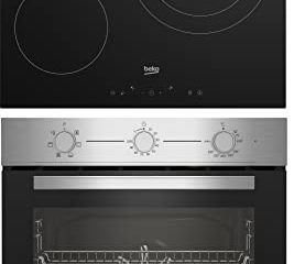 CONJUNTO BEKO BBSE12120XD, Horno+Vitro, 3 Zonas