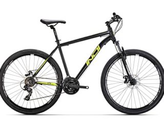 Conor Indi 27 19 Am Bicicleta, Adultos Unisex, Negro/Amarillo, Grande