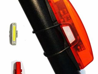 Constefire Luz de Bicicleta, Luz Bicicleta LED Recargable USB, Linterna Bicicleta Impermeable con Luz Bicicleta Delantera, Campana y Luz Trasera Bicicleta, Luz LED Bicicleta (2PCS)
