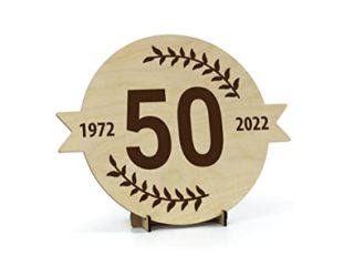 CONTRAXT Regalos Bodas de Oro 50 cumpleaños. Tarjeta felicitacion Ideas regalos originales decoracion 50 cumpleaños hombres mujer 50 años 50 Aniversario Bodas de Oro madre padre mama papa (50)