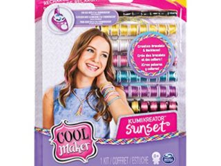 Cool Maker 6038304 - Kumi Fashion Set para crear hasta 12 pulseras con KumiKreator, para niñas de 8 años en adelante, modelos surtidos