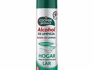 Cooper Protect, 300 Aerosol Perfumado |96% de Alcohol| Limpieza de Superficies| Contenido, 300 ml (Paquete de 1)