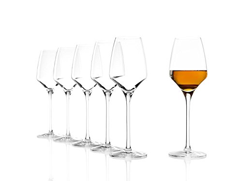 Copas para vino dulce Experience de Stölzle Lausitz, de 190 ml, juego de 6, imitan el vidrio soplado, aptas para lavavajillas.