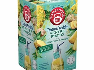 Copete 1913 | Vientre plano de té de hierbas frío | Té de Hierbas Hinojo y Piña - 18 Bolsitas de Té (45 Gr) | Infusiones Frías Sin Cafeína