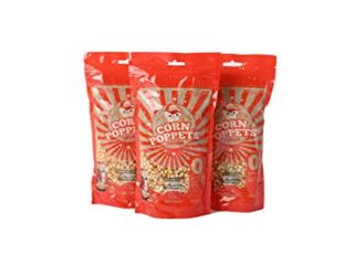 Corn Poppets | Granos de Maíz para Palomitas Saladas | Palomitas Saludables, 100 % Natural, Sin Gluten, Sin Aceite de Palma | Pack 3 Bolsas de 500 gramos