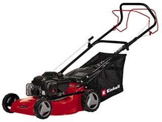 Cortacésped a gasolina Einhell GC-PM 46/1 S Briggs & Stratton (1650 W, 125 cm³, ancho de corte 46cm, bolsa de recogida 50l, ajuste de altura de corte 9 veces 30-80 mm)(ref. 3404585) Negro, Rojo, Plata