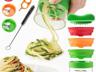 Cortador de verduras Rallador de verduras Cortador de verduras, pasta de calabacín, cortador en espiral manual, adecuado para zanahorias, pepinos