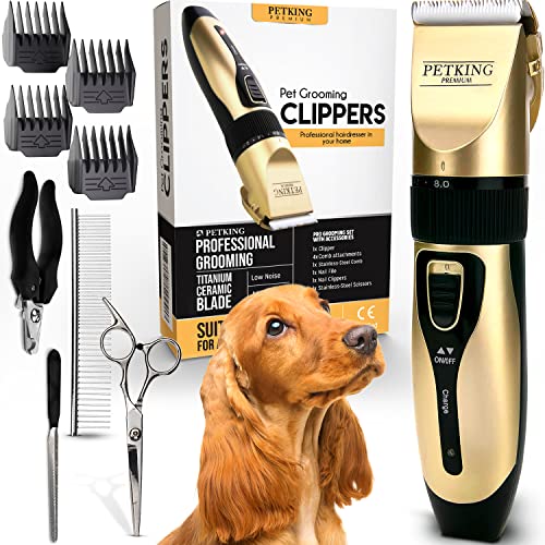 Cortapelos Perros Profesional Maquina Cortar Pelo Perros Esquiladora Perro Pelo Largo Corta Pelo para Perro Maquina de Pelar Perros Cortador de Pelo para Perros Mascotas Gatos Dog Hair Clipper