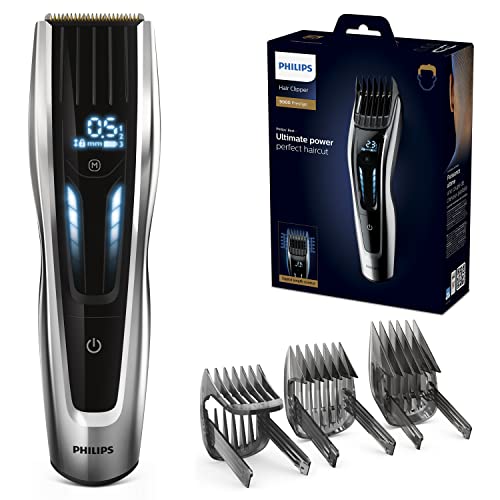 Cortapelos Philips Hair Clipper Series 9000 con interfaz de cambio digital (modelo HC9450/15)