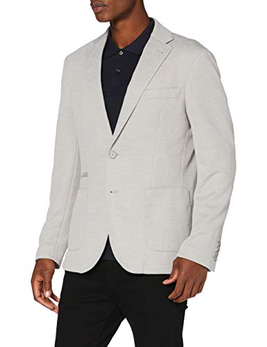 Cortefiel C6Bcc Am. Punto Estruct Chaqueta, Gris (Gris Oscuro 43), X-Large (Tamaño del Fabricante: XL) para Hombre