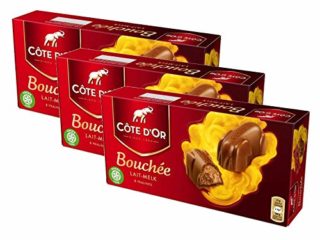 Cote d'Or Bouchee Lait, paquete de 3 3x200g (16x25g)