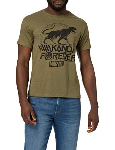 cotton division MEMARCOTS029 Camiseta, Caqui, M para Hombre