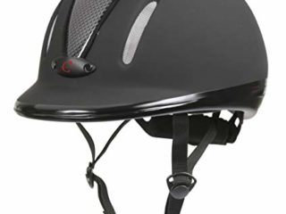 Covalliero Casco de equitación de esquí VG1 Antracita, Todo el año, Unisex, Color Gris - Antracita, tamaño 53-57 cm