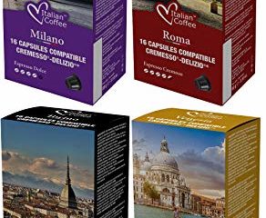 Cápsulas Cremesso® Delizio® Compatibles Degustación 96 Cápsulas