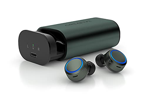 Creative Outlier Air V3 - Auriculares internos inalámbricos a Prueba de Sudor con Modo Ambiental, reducción Activa de Ruido, Bluetooth 5.2, 40 Horas de duración de la batería / 10 Horas por Carga