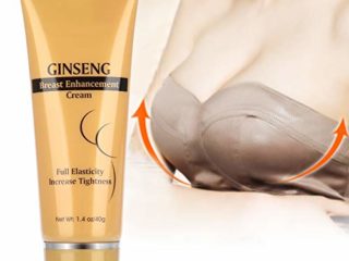 Crema de aumento de senos de 40g, Crema de aumento de senos de ginseng natural Crema reafirmante de levantamiento de senos Suplemento para el cuidado de la piel de busto grande