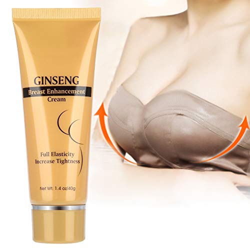Crema de aumento de senos de 40g, Crema de aumento de senos de ginseng natural Crema reafirmante de levantamiento de senos Suplemento para el cuidado de la piel de busto grande