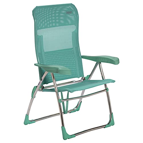 Crespo AL/206-M-06 - Silla playa aluminio. desmontable multifibra. asiento alto (multifibra.)