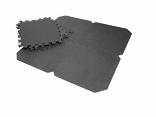 Crivit - Juego de 8 alfombrillas de protección de superficie para deportes, piscina, gimnasio, fitness, sótano, garaje