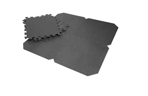 Crivit - Juego de 8 alfombrillas de protección de superficie para deportes, piscina, gimnasio, fitness, sótano, garaje