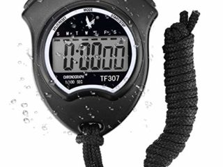 Cronómetro Deportivo Digital Cronómetro, Cronógrafo de Mano Reloj Digital Cronómetro con Alarma para natación fútbol, Cronómetros Deportivos a Prueba de Golpes para Entrenadores Equipo de árbitro