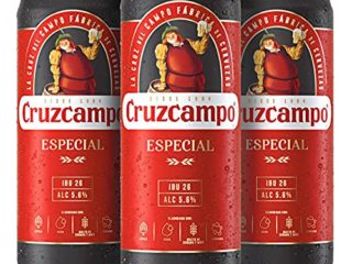 Cruzcampo Especial Cerveza Lager Pack Lata, 24 x 33cl