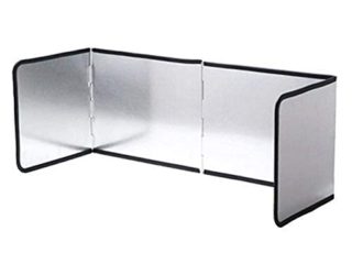 CSPone Protector Salpicaduras Cocina Protector Antisalpicaduras Cocina Pantalla antiadherente de tres lados de grasa de cocina Funda protectora de cocina plegable