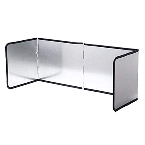 CSPone Protector Salpicaduras Cocina Protector Antisalpicaduras Cocina Pantalla antiadherente de tres lados de grasa de cocina Funda protectora de cocina plegable