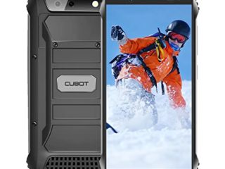 CUBOT Kingkong Mini 2 Móvil Resistente al Golpes, Smartphone 4G con 4 Pulgadas Pantalla, Android 10, 3GB RAM+32GB ROM(SD 128Gb Ampliable), Cámara 13MP+8MP, Dual SIM, Face ID, GPS, Naranja