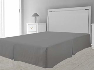 Cubre somier de Microfibra 90 x 190 cm Gris