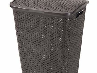 Curver 216581 - Mystile Cesta de ropa, 43x33x60 cm, Chocolate