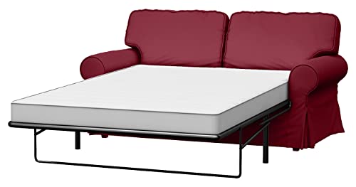 Custom Slipcover Replacement La Ektorp Dos plazas Sofá Cama Funda de Recambio es Fabricada a Medida para IKEA EKTORP 2 sofá Cama sólo, una Calidad Funda para sofá de Repuesto