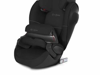 Cybex - Silla de coche grupo 1/2/3 Pallas M-Fix SL, silla de coche 2 en 1 para niños, para coches con y sin ISOFIX, 9-36 kg, desde los 9 meses hasta los 12 años aprox, Negro (Pure Black)