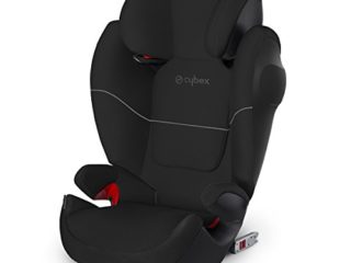 Cybex Silla de coche grupo 2/3, Solution M-Fix SL, Para coches con y sin Isofix, Grupo 2/3 (15-36 kg), Desde los 3 hasta los 12 años, Negro (Pure Black)