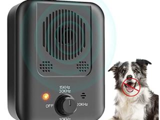 CYWEB Dispositivo Antiladridos Automático Disuasorio de Corteza para Perro Ultrasónico, Dispositivo de Control de ladrido al Aire Libre, Seguro y Inofensivo para Perros